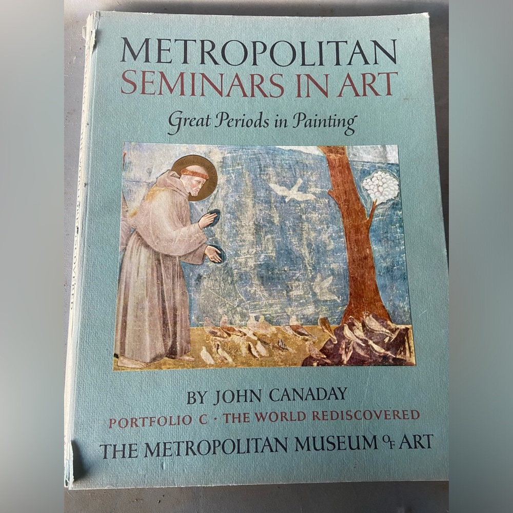 Metropolitan Great Periods Paintings John Canaday Prints Book
